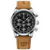 POEDAGAR Luxury Man Watch High Quality Waterproof Chronograph Luminous Men'S Wristwatch Leather Men Quartz Watches Casual Clock